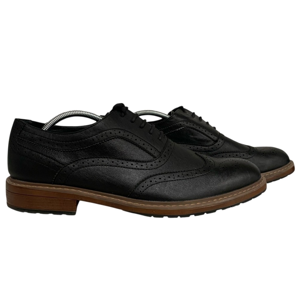 Perry Ellis Portfolio "Daniel"‎ Wingtip Oxfords Dress Shoes– Men's Size 11 Black